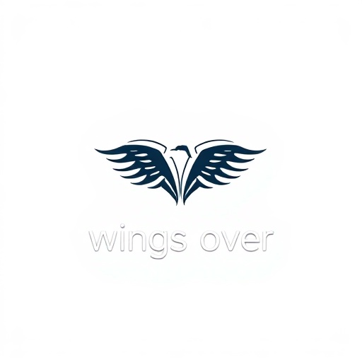Wings over logo